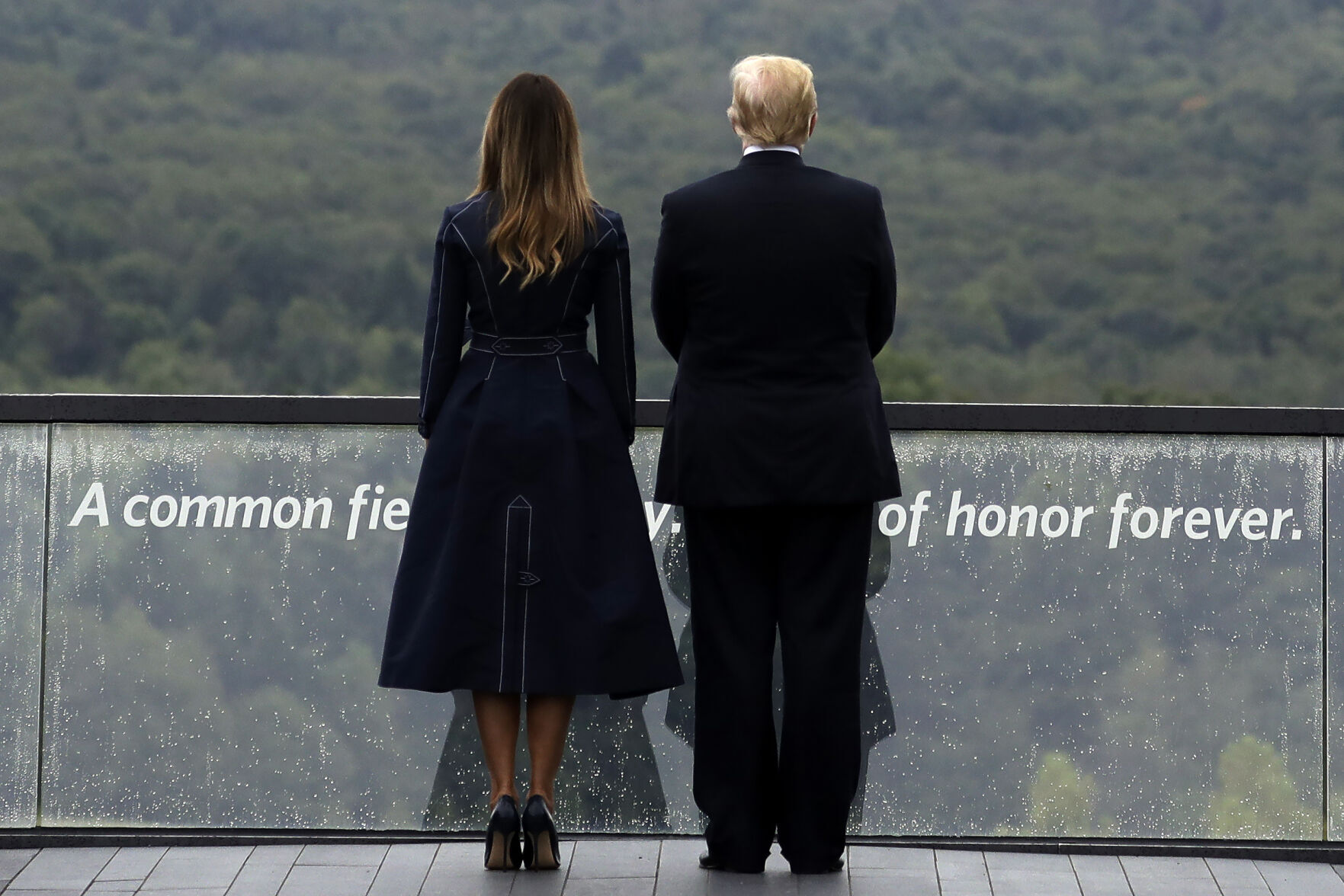 APTOPIX Sept 11 Anniversary Trump
